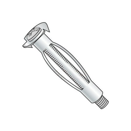 NEWPORT FASTENERS Screw Anchor, Steel, 100 PK 948783